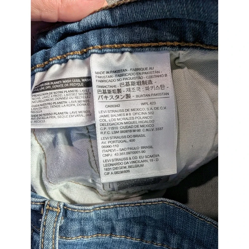 Levi's 513 Slim Straight Leg Jeans Men's Size 36x32 Medium Wash